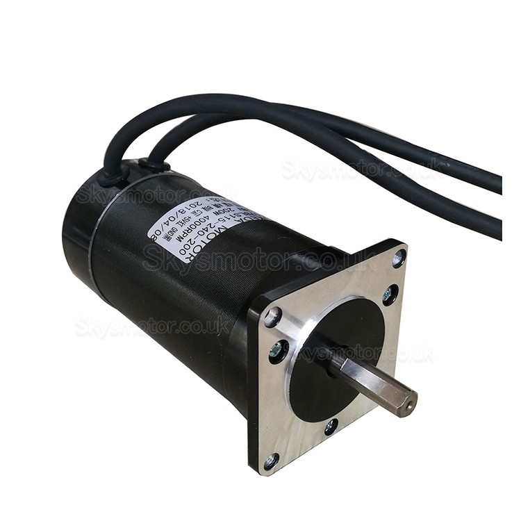 24V 200W Brushless DC Motor OK57BLS115-240-200 4000RPM 47Ncm 12A 3 Phase Ф57mm BLDC Motor